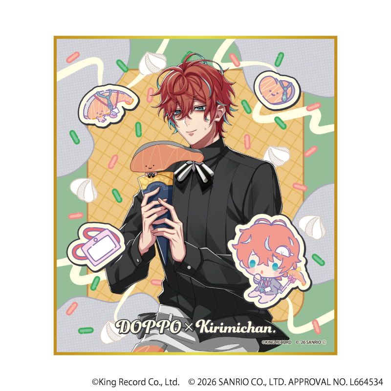 ミニ色紙「ヒプノシスマイク SANRIO NAKAYOKU EDIT」02/コンプリートセット(全9種)(コラボイラスト)