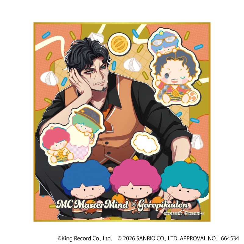 ミニ色紙「ヒプノシスマイク SANRIO NAKAYOKU EDIT」02/コンプリートセット(全9種)(コラボイラスト)