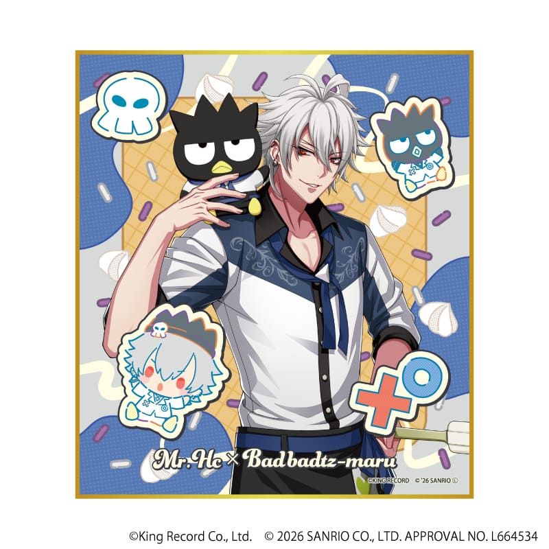 ミニ色紙「ヒプノシスマイク SANRIO NAKAYOKU EDIT」01/コンプリートセット(全9種)(コラボイラスト)