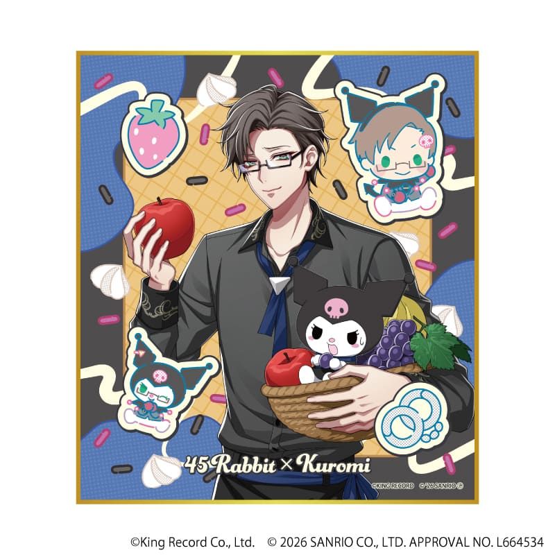 ミニ色紙「ヒプノシスマイク SANRIO NAKAYOKU EDIT」01/コンプリートセット(全9種)(コラボイラスト)