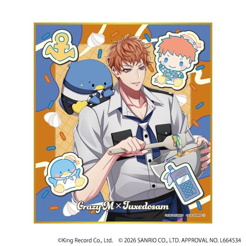 ミニ色紙「ヒプノシスマイク SANRIO NAKAYOKU EDIT」01/コンプリートセット(全9種)(コラボイラスト)