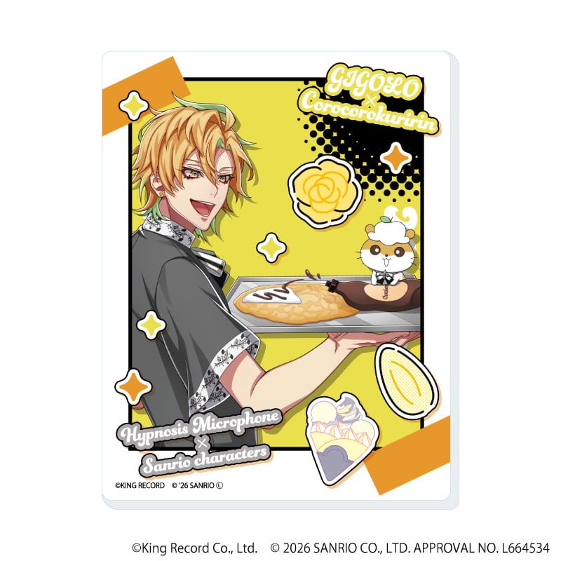 アクリルカード「ヒプノシスマイク SANRIO NAKAYOKU EDIT」04/コンプリートセット(全9種)(コラボイラスト)