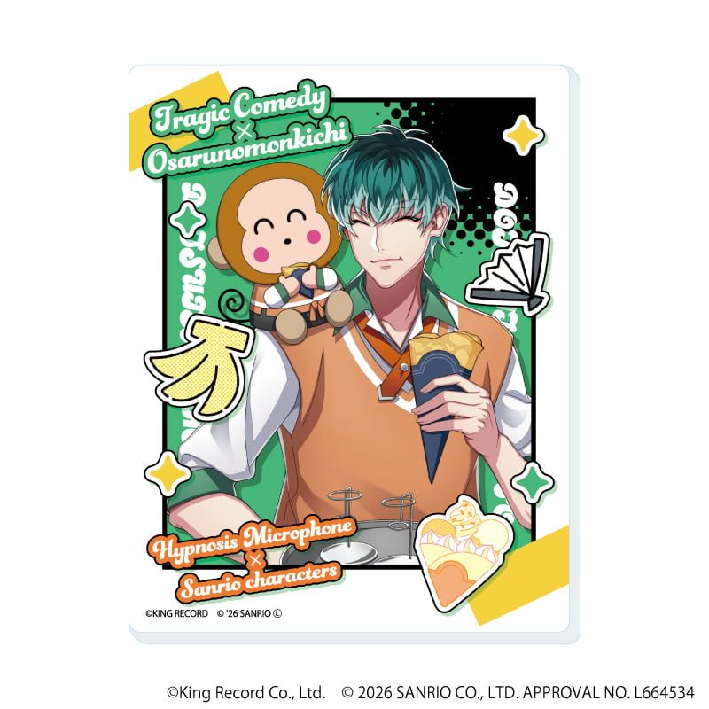 アクリルカード「ヒプノシスマイク SANRIO NAKAYOKU EDIT」04/コンプリートセット(全9種)(コラボイラスト)