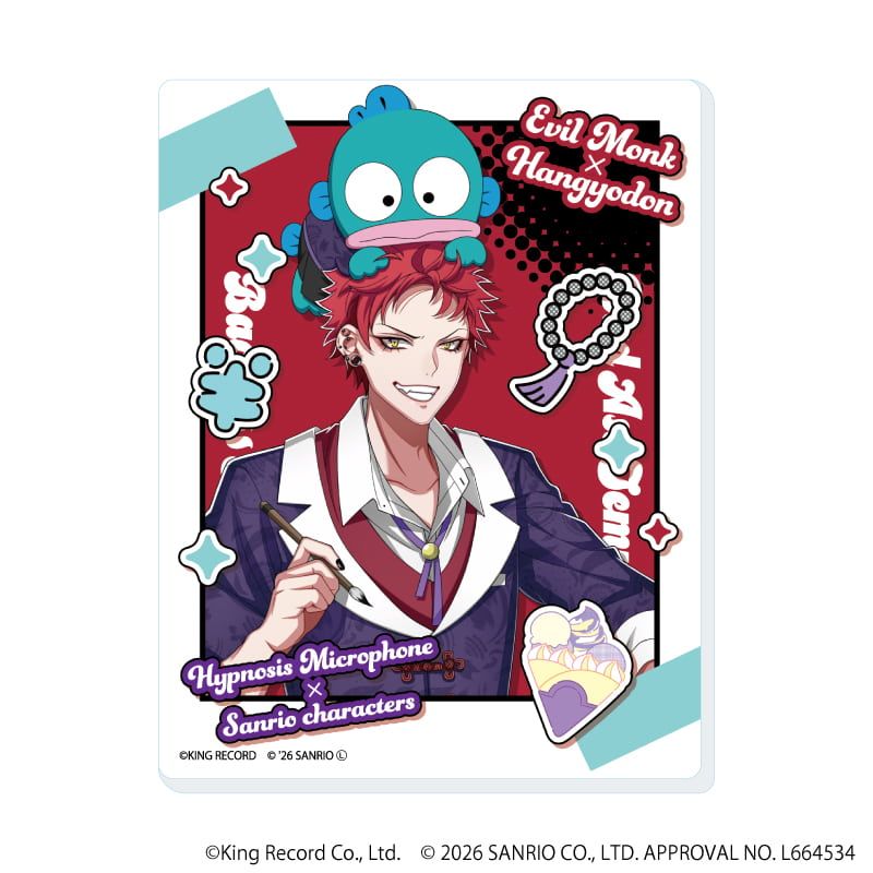アクリルカード「ヒプノシスマイク SANRIO NAKAYOKU EDIT」04/コンプリートセット(全9種)(コラボイラスト)