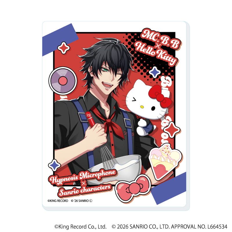 アクリルカード「ヒプノシスマイク SANRIO NAKAYOKU EDIT」03/コンプリートセット(全9種)(コラボイラスト)