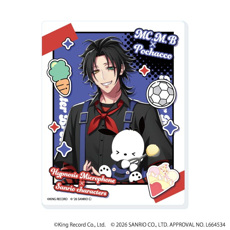 アクリルカード「ヒプノシスマイク SANRIO NAKAYOKU EDIT」03/コンプリートセット(全9種)(コラボイラスト)