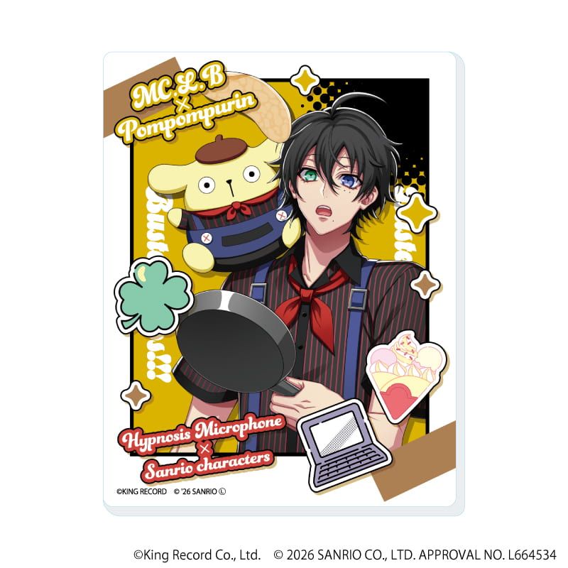 アクリルカード「ヒプノシスマイク SANRIO NAKAYOKU EDIT」03/コンプリートセット(全9種)(コラボイラスト)