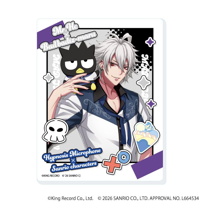 アクリルカード「ヒプノシスマイク SANRIO NAKAYOKU EDIT」03/コンプリートセット(全9種)(コラボイラスト)