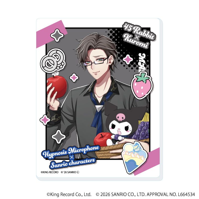 アクリルカード「ヒプノシスマイク SANRIO NAKAYOKU EDIT」03/コンプリートセット(全9種)(コラボイラスト)