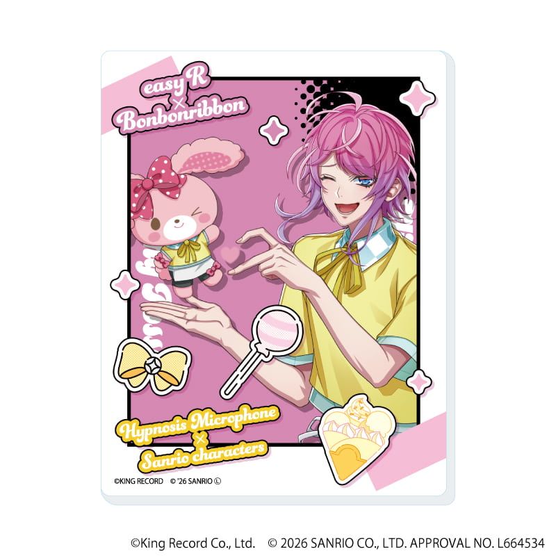 アクリルカード「ヒプノシスマイク SANRIO NAKAYOKU EDIT」03/コンプリートセット(全9種)(コラボイラスト)