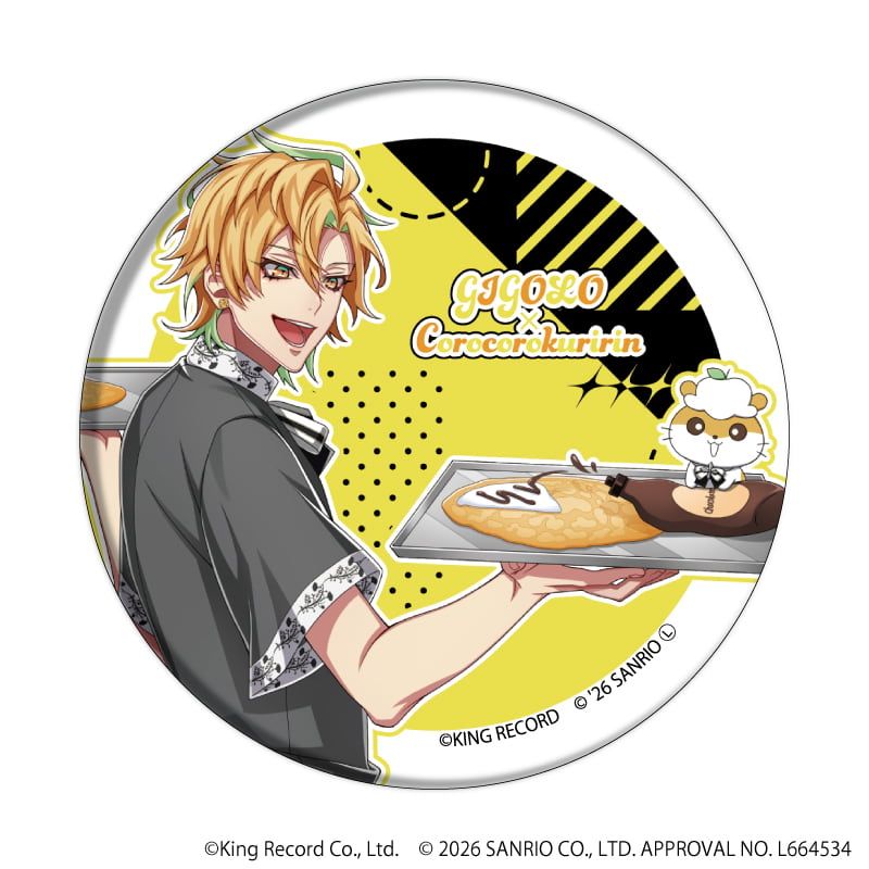 缶バッジ「ヒプノシスマイク SANRIO NAKAYOKU EDIT」02/コンプリートセット(全9種)(コラボイラスト)