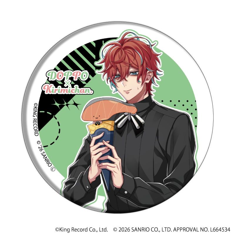 缶バッジ「ヒプノシスマイク SANRIO NAKAYOKU EDIT」02/コンプリートセット(全9種)(コラボイラスト)