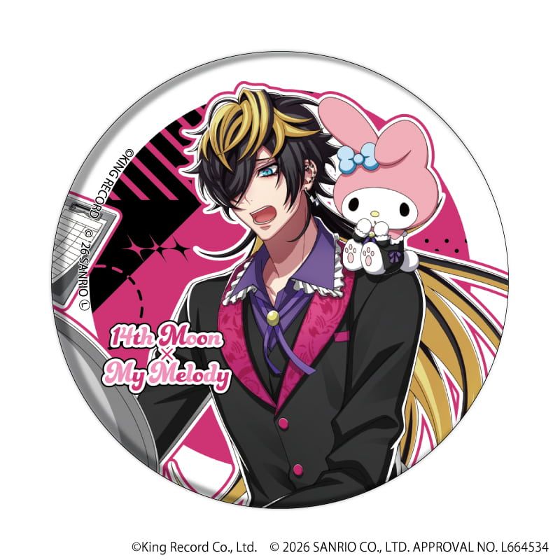 缶バッジ「ヒプノシスマイク SANRIO NAKAYOKU EDIT」02/コンプリートセット(全9種)(コラボイラスト)