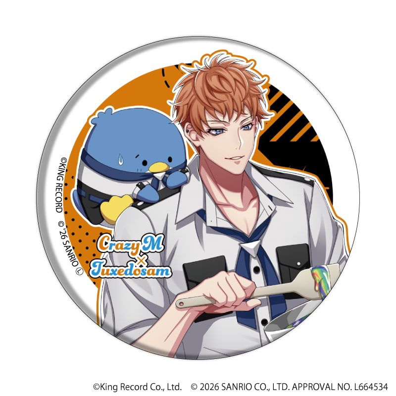 缶バッジ「ヒプノシスマイク SANRIO NAKAYOKU EDIT」01/コンプリートセット(全9種)(コラボイラスト)