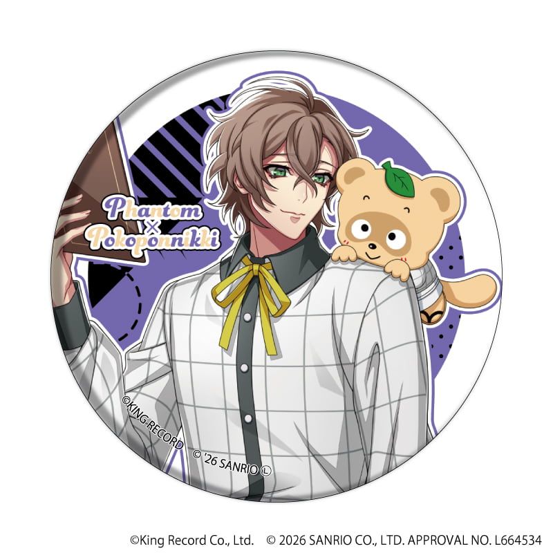 缶バッジ「ヒプノシスマイク SANRIO NAKAYOKU EDIT」01/コンプリートセット(全9種)(コラボイラスト)