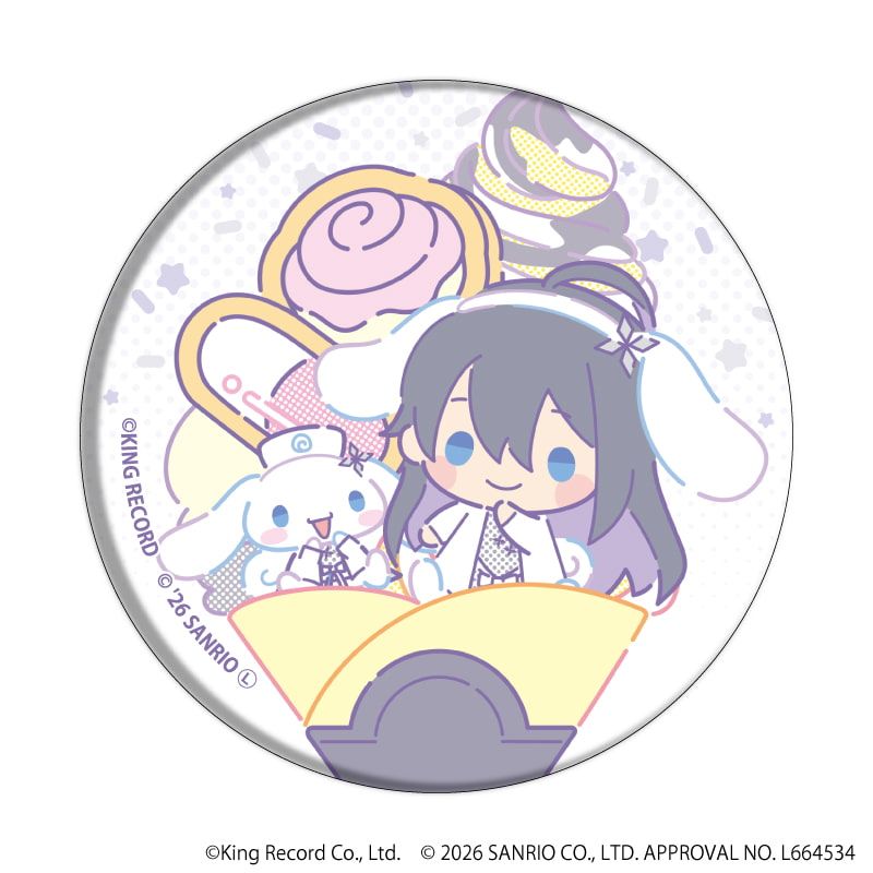 缶バッジ「ヒプノシスマイク SANRIO NAKAYOKU EDIT」04/ブラインド(9種)(コラボイラスト)