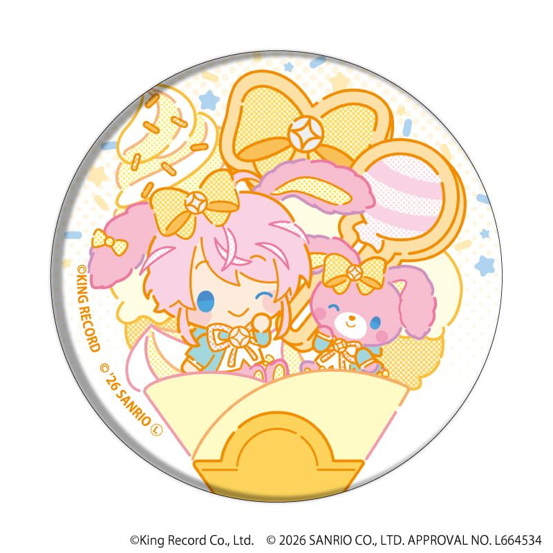 缶バッジ「ヒプノシスマイク SANRIO NAKAYOKU EDIT」03/ブラインド(9種)(コラボイラスト)