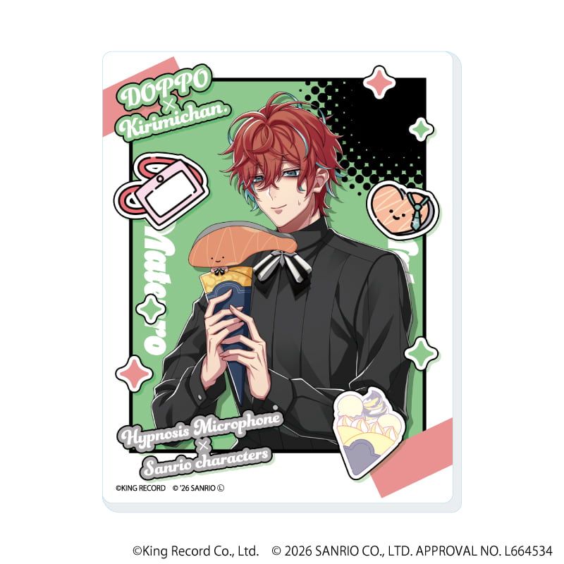 アクリルカード「ヒプノシスマイク SANRIO NAKAYOKU EDIT」04/ブラインド(9種)(コラボイラスト)