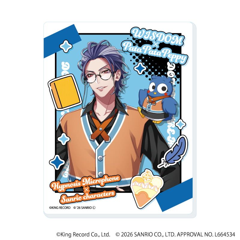 アクリルカード「ヒプノシスマイク SANRIO NAKAYOKU EDIT」04/ブラインド(9種)(コラボイラスト)