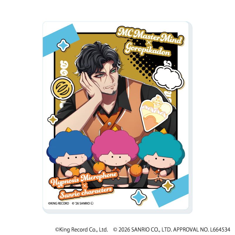 アクリルカード「ヒプノシスマイク SANRIO NAKAYOKU EDIT」04/ブラインド(9種)(コラボイラスト)