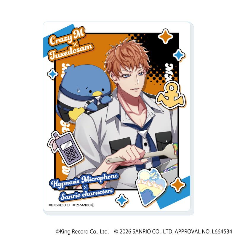 アクリルカード「ヒプノシスマイク SANRIO NAKAYOKU EDIT」03/ブラインド(9種)(コラボイラスト)