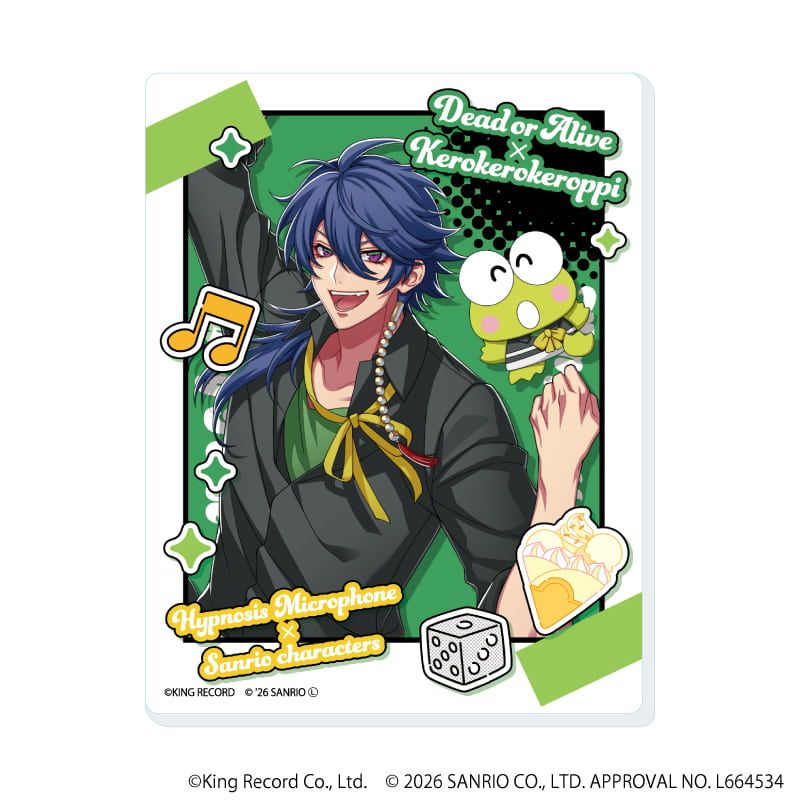 アクリルカード「ヒプノシスマイク SANRIO NAKAYOKU EDIT」03/ブラインド(9種)(コラボイラスト)