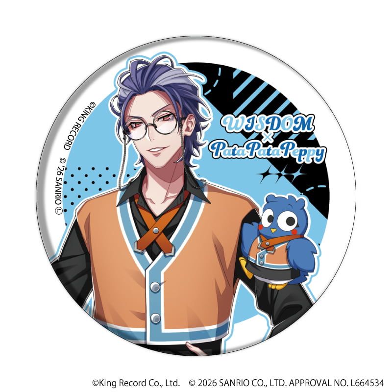 缶バッジ「ヒプノシスマイク SANRIO NAKAYOKU EDIT」02/ブラインド(9種)(コラボイラスト)