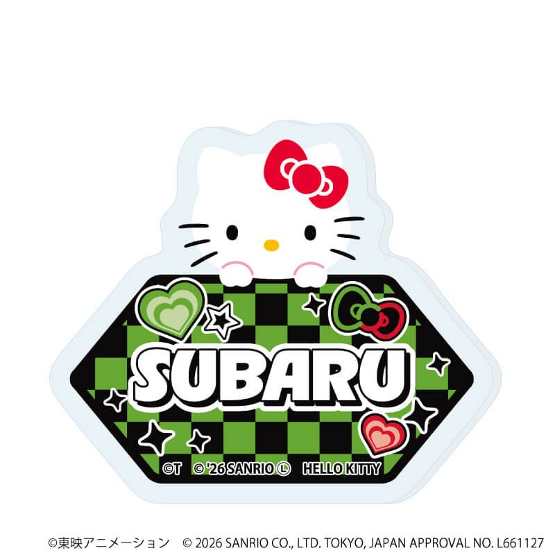 おなまえアクリルプレートバッジ「ガールズバンドクライ×サンリオキャラクターズ」01/コンプリートセット(全9種)(コラボイラスト)