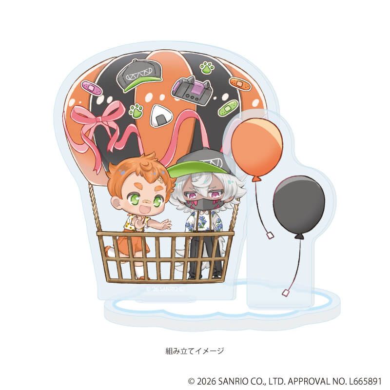 アクリルスタンドプレート「まいまいまいごえん」72/ダイゴロウ＆ハヤテ(ミニキャライラスト)