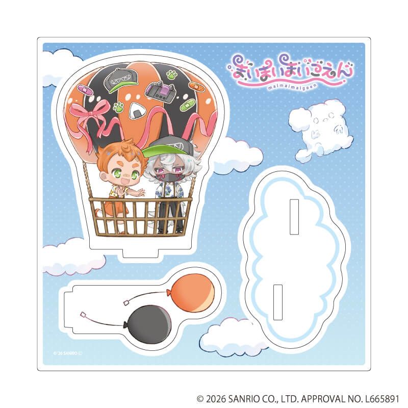 アクリルスタンドプレート「まいまいまいごえん」72/ダイゴロウ＆ハヤテ(ミニキャライラスト)