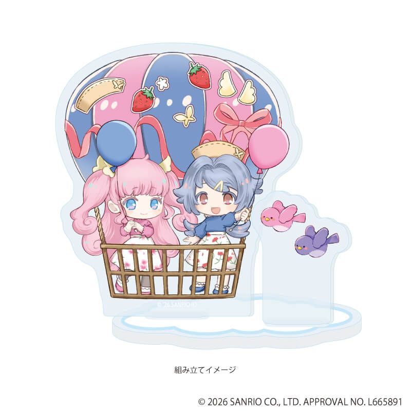 アクリルスタンドプレート「まいまいまいごえん」71/ヒカル＆マリア(ミニキャライラスト)