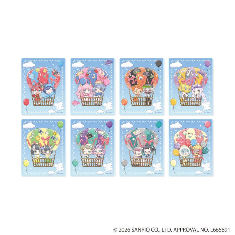 アクリルカード「まいまいまいごえん」07/コンプリートセット(全8種)(ミニキャライラスト)