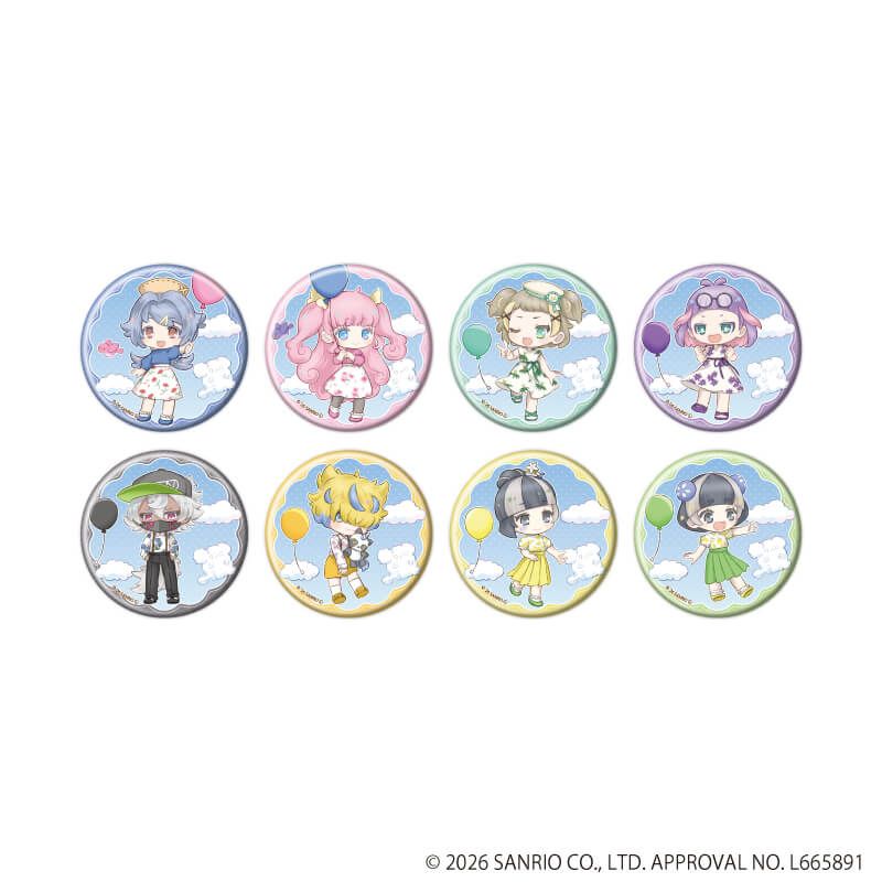 缶バッジ「まいまいまいごえん」17/コンプリートセット(全8種)(ミニキャライラスト)