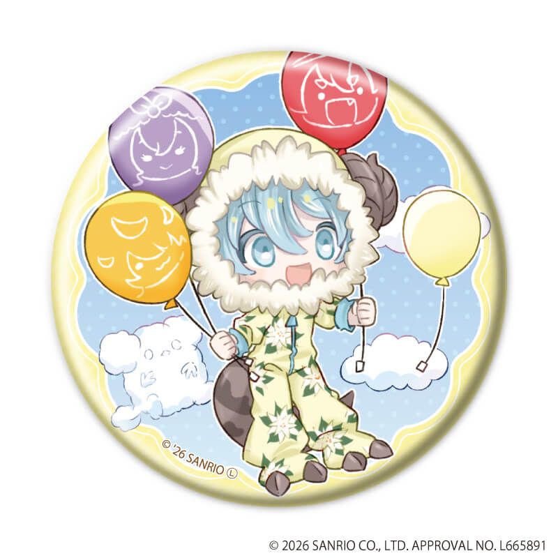 缶バッジ「まいまいまいごえん」16/コンプリートセット(全8種)(ミニキャライラスト)