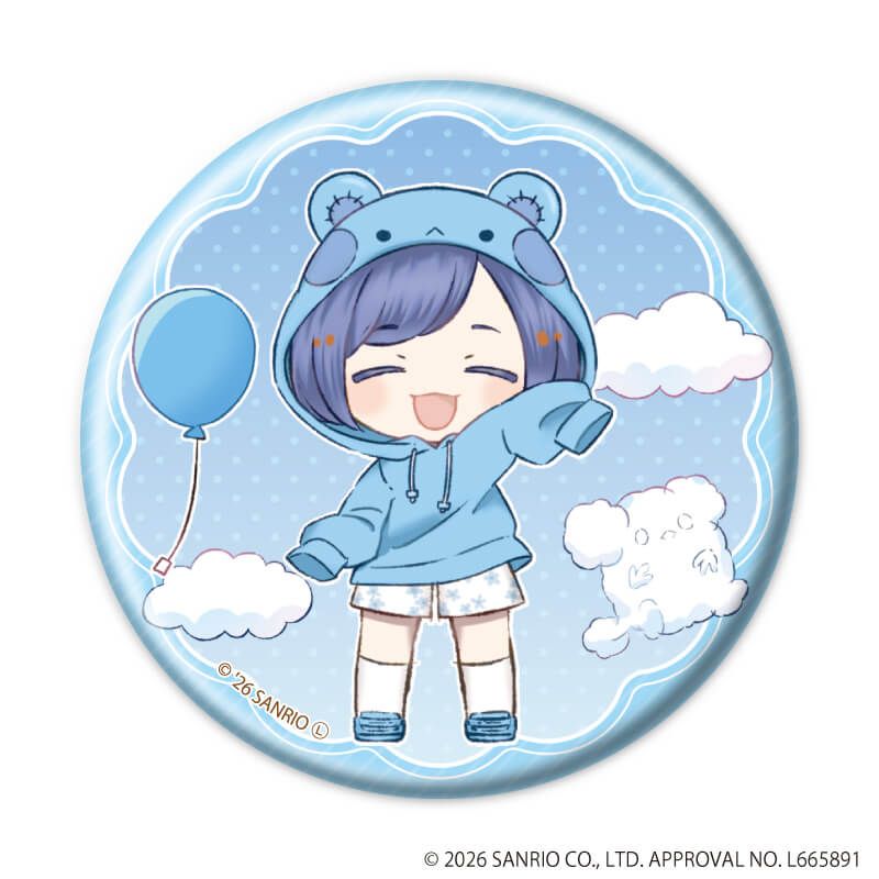 缶バッジ「まいまいまいごえん」16/ブラインド(8種)(ミニキャライラスト)