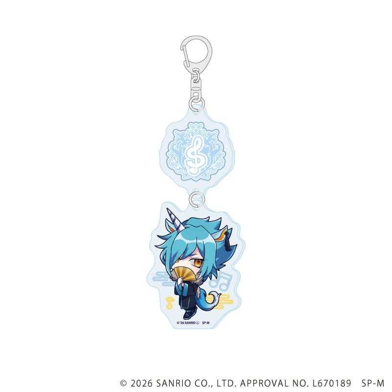 連結アクリルキーホルダー「SHOW BY ROCK!!」17/チタン(ミニキャライラスト)