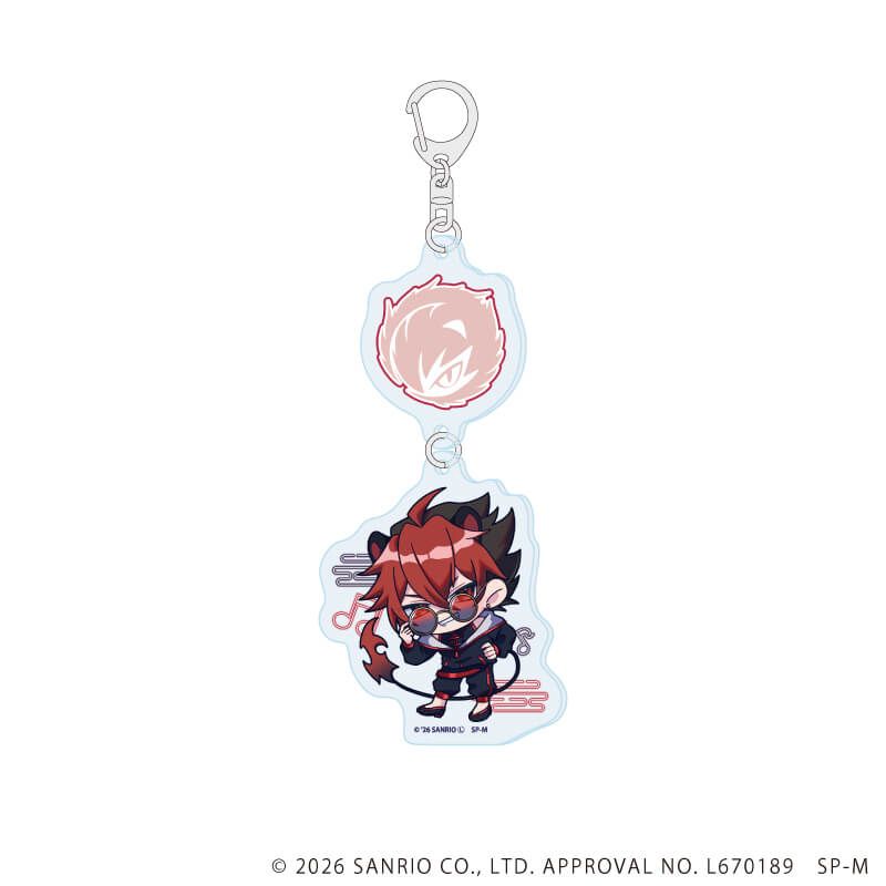 連結アクリルキーホルダー「SHOW BY ROCK!!」13/クロウ(ミニキャライラスト)