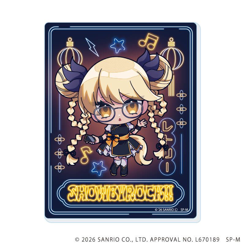 アクリルカード「SHOW BY ROCK!!」44/コンプリートセット(全6種)(ミニキャライラスト)