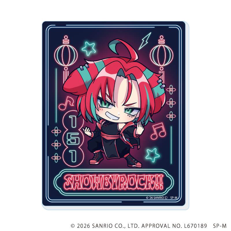 アクリルカード「SHOW BY ROCK!!」43/コンプリートセット(全8種)(ミニキャライラスト)