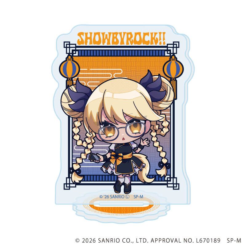 アクリルぷちスタンド「SHOW BY ROCK!!」46/コンプリートセット(全6種)(ミニキャライラスト)