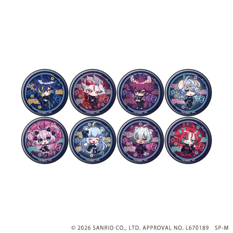 缶バッジ「SHOW BY ROCK!!」52/ブラインド(8種)(ミニキャライラスト)