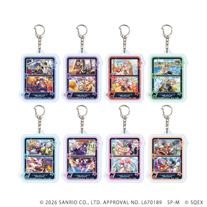 アクリルキーホルダー「SHOW BY ROCK!! Fes A Live」192/コンプリートセット(全8種)(公式イラスト)