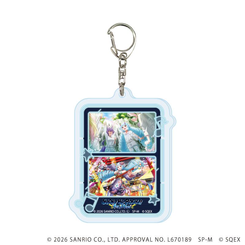 アクリルキーホルダー「SHOW BY ROCK!! Fes A Live」191/コンプリートセット(全8種)(公式イラスト)