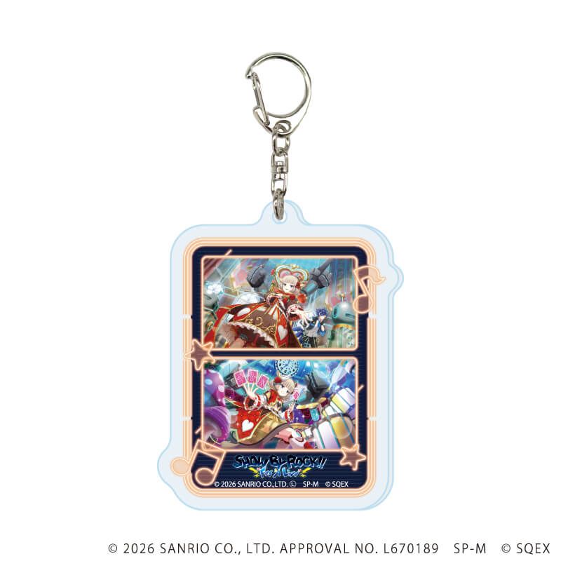アクリルキーホルダー「SHOW BY ROCK!! Fes A Live」192/ブラインド(8種)(公式イラスト)