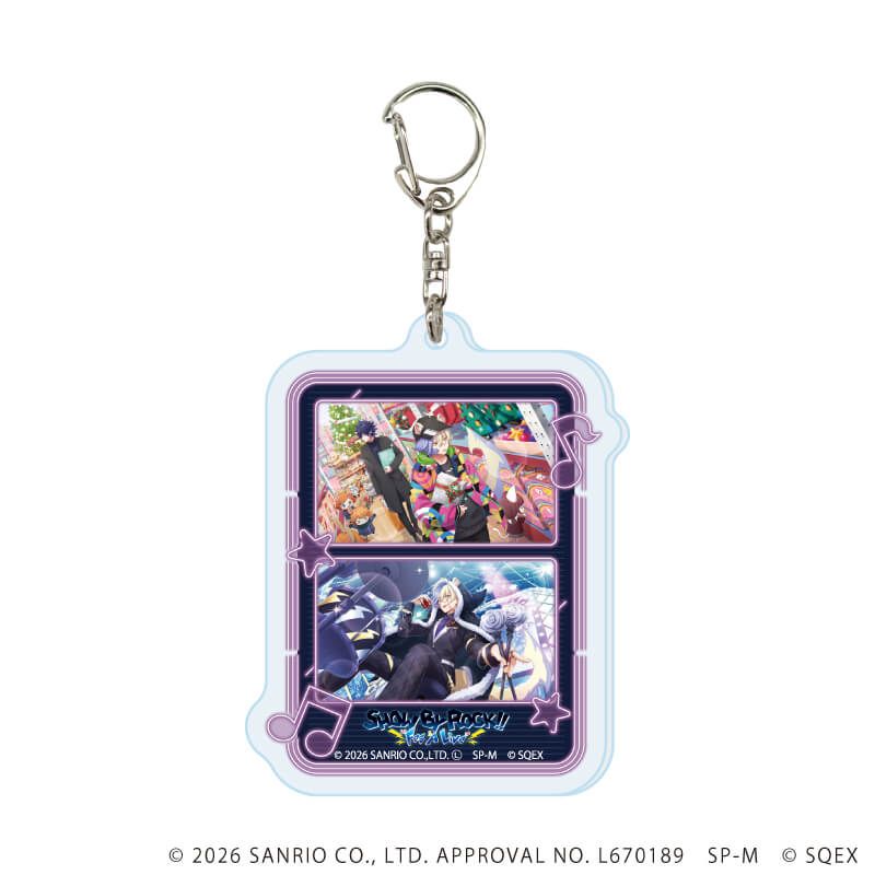 アクリルキーホルダー「SHOW BY ROCK!! Fes A Live」190/ブラインド(8種)(公式イラスト)