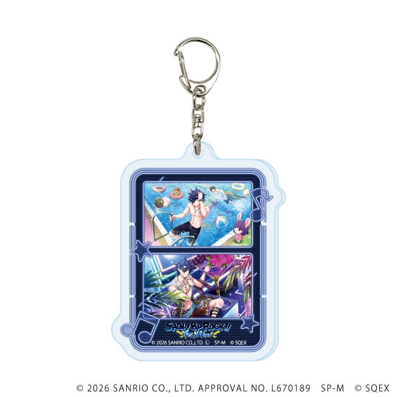 アクリルキーホルダー「SHOW BY ROCK!! Fes A Live」190/ブラインド(8種)(公式イラスト)