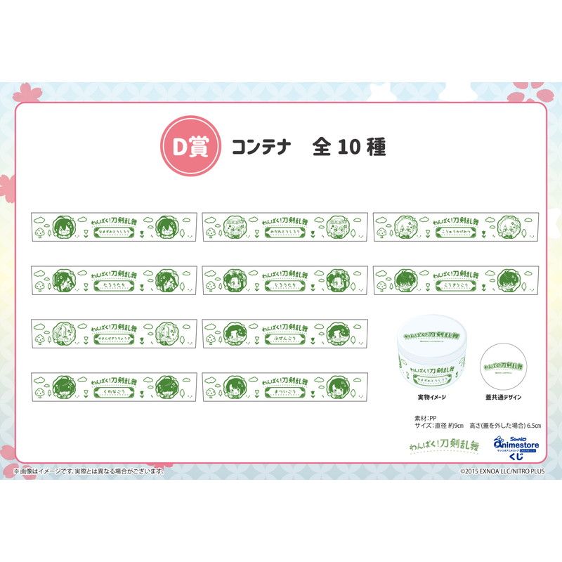 【サンリオアニメストアくじ】「わんぱく！刀剣乱舞」