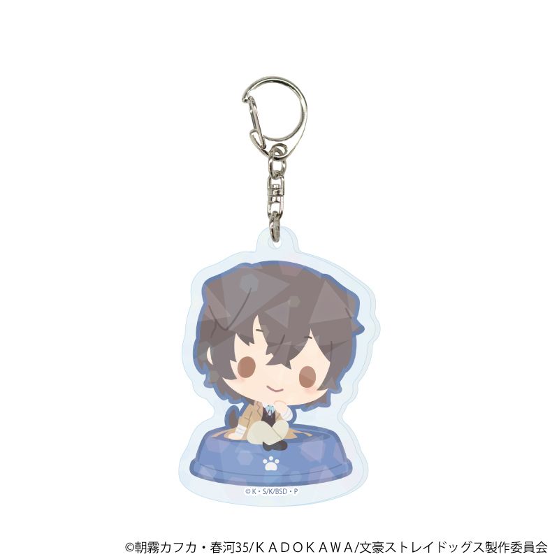 ホログラムアクリルキーホルダー「おさんぽ文豪ストレイドッグス」01/コンプリートセット(全8種)