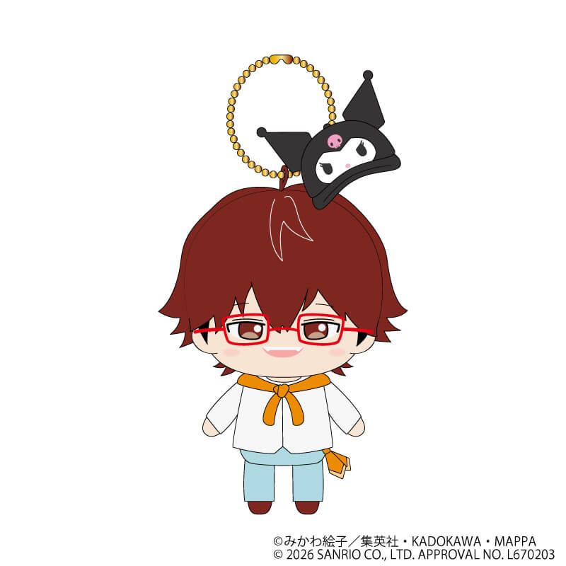 忘却バッテリー×サンリオキャラクターズ むにゅぐるみマスコット　千早瞬平×クロミ(コラボイラスト)