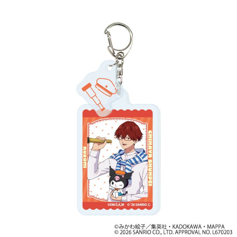 パーツ付きアクリルキーホルダー「忘却バッテリー×サンリオキャラクターズ」01/コンプリートセット(全7種)(コラボイラスト)